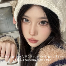 將圖片載入圖庫檢視器 現貨 大眼崽崽🩶 Tina 14.50mm 黑色 灰色 gray Black  半年拋（兩片裝）🎀可預訂請撳度數選項中最下🎀
