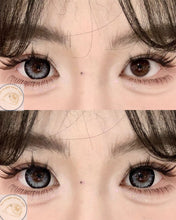 將圖片載入圖庫檢視器 現貨 超大芭比學院黑灰🖤🩶  Obalen 灰色 gray 14.50mm 半年拋 (兩片裝) 🎀可預訂請撳度數選項中最下🎀 ✨$140/3對✨
