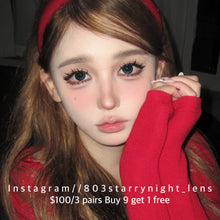 將圖片載入圖庫檢視器 現貨 心碎小貓 🖤 Tina黑色 black  14.50mm 半年拋 (兩片裝) 🎀可預訂請撳度數選項中最下🎀 ✨$100/3對✨
