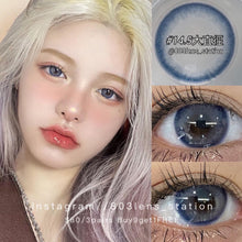 將圖片載入圖庫檢視器 現貨 墨子藍 Eyewish 14.5mm 藍色 Blue 一年拋（兩片裝）
